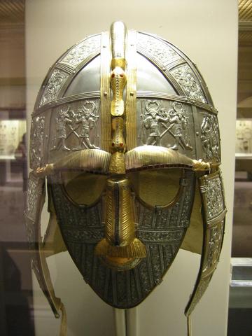 Helmet from the ship-burial, Sutton Hoo